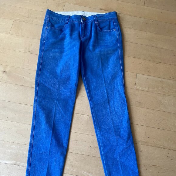 Stella McCartney Womens blue jeans low rise sz 27 made in Italy - Picture 1 of 8